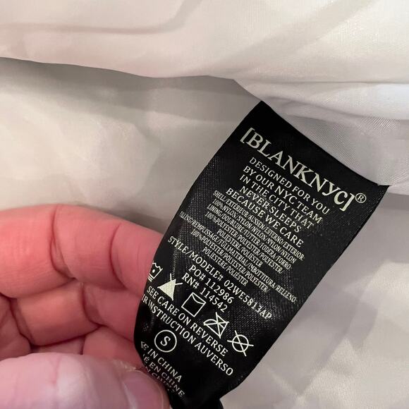 Blank NYC NWT Perfect Day Jacket Belted Puffer Winter Coat Size Small - Picture 6 of 16